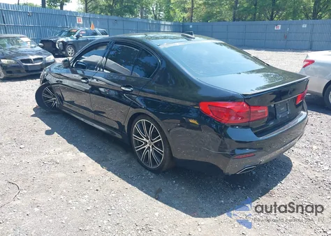 2018 BMW 540I из США, поврежденный, VIN WBAJE5C54JG918592